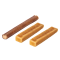 Gift Bundle: 2 Large Yak Chews and a 6" Hickory Smoked Bully Stick
