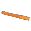 Side view of Split Beef Cheek Sticks showcasing a long, textured beef chew with a transparent background