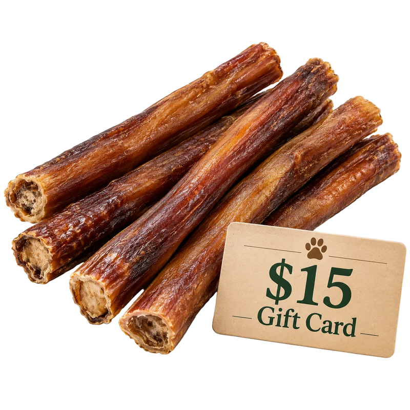 Beat Bezos Promo: $15 Gift Card + 5 Hickory Smoked Bully Sticks