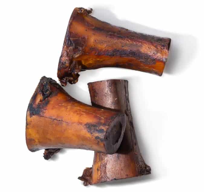 Three smoked beef marrow bones for dogs